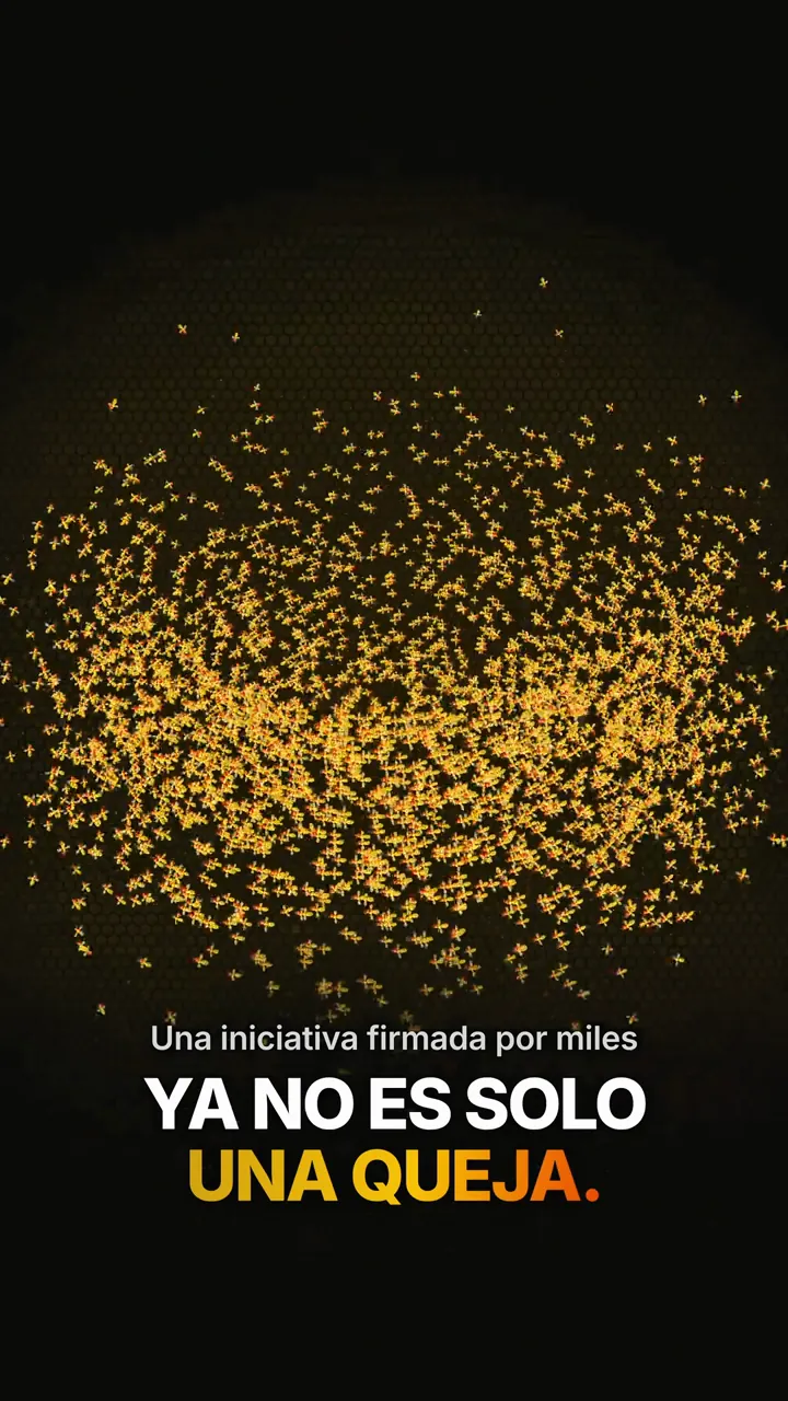Portada del vídeo de Civify: un enjambre de abejas con el texto «Ya no es solo una queja»